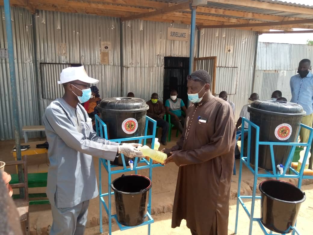 Tchad – Covid 19 : A N'Djaména, deux lycées désinfectés par les jeunes : ©️ Mendig-lembaye Djetoyo Kelvin/Alwihda Info