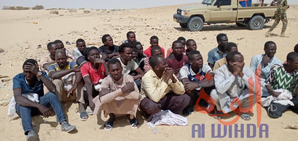 Tchad : 50 présumés orpailleurs dont huit mineurs interpellés au Borkou. © Abdoulaye Adoum Akim/Alwihda Info