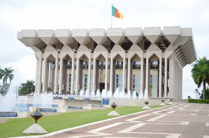 Le Palais de l'Unité à Yaoundé.