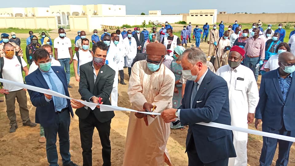 Tchad : une centrale de production d'oxygène inaugurée à N'Djamena. © DR/Min. Santé publique Tchad : une centrale de production d'oxygène inaugurée à N'Djamena. © DR/Min. Santé publique