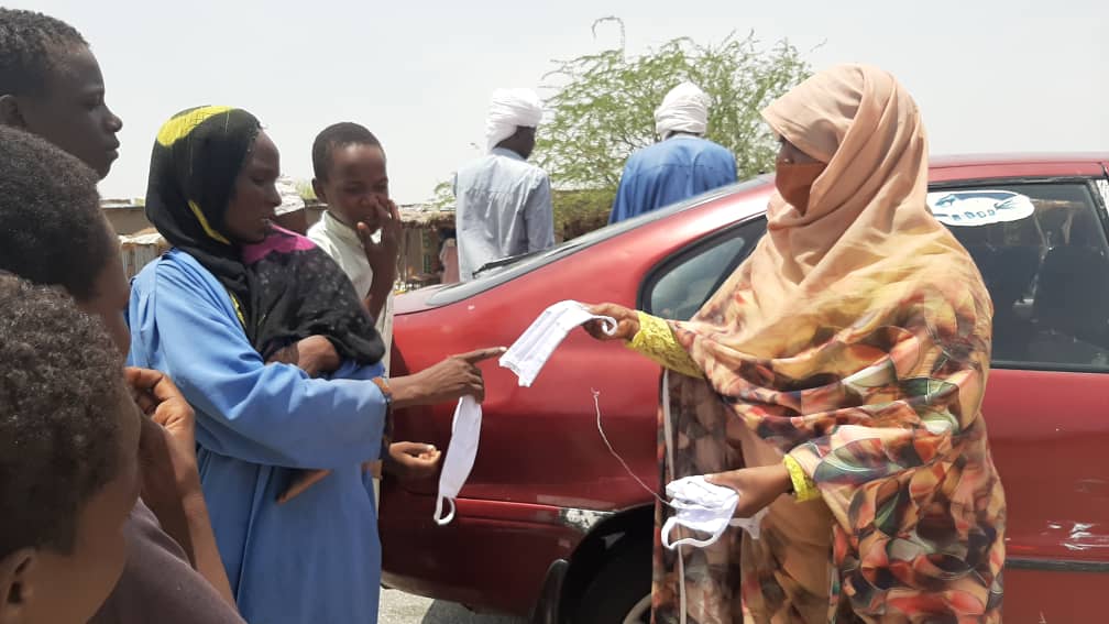 Tchad – Covid 19 : 500 masques remis à la population de Bachom : ©️ Mbainaissem Gédéon Mbeïbadoum /Alwihda Info
