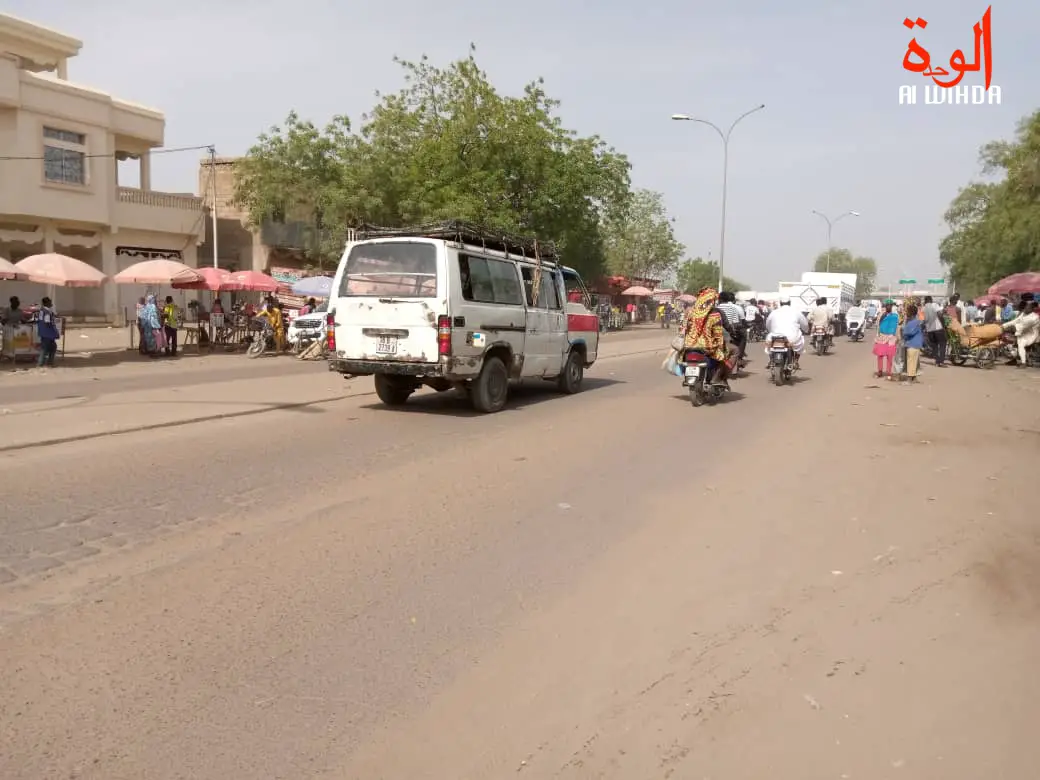 La ville de N'Djamena. Illustration © Kelvin Djetoyo/Alwihda Info