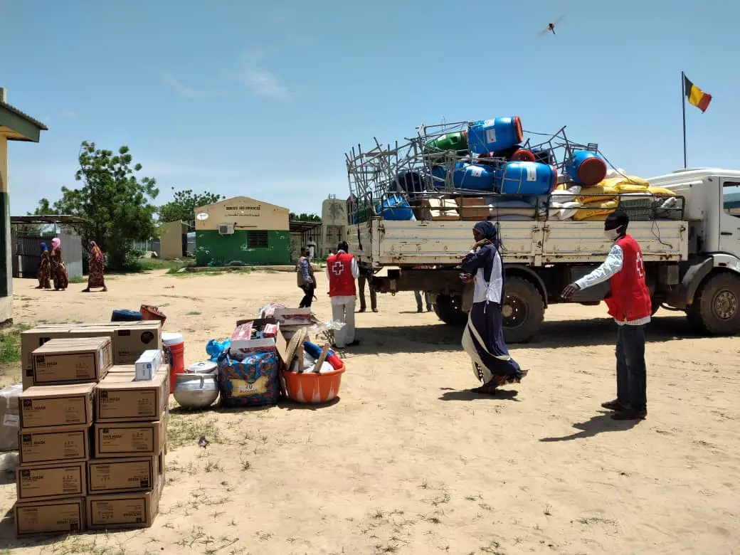 Tchad - Covid 19 : A N’Djaména la Croix-Rouge française remet d’importants matériels dans le 10ème : ©️ /Alwihda Info