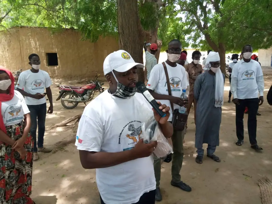 Tchad : à Linia, des jeunes se déploient pour la sensibilisation contre la Covid-19