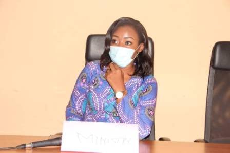 La ministre de la Femme et de la Protection de l’enfance, Amina Priscille Longoh. © DR/Min.Femme