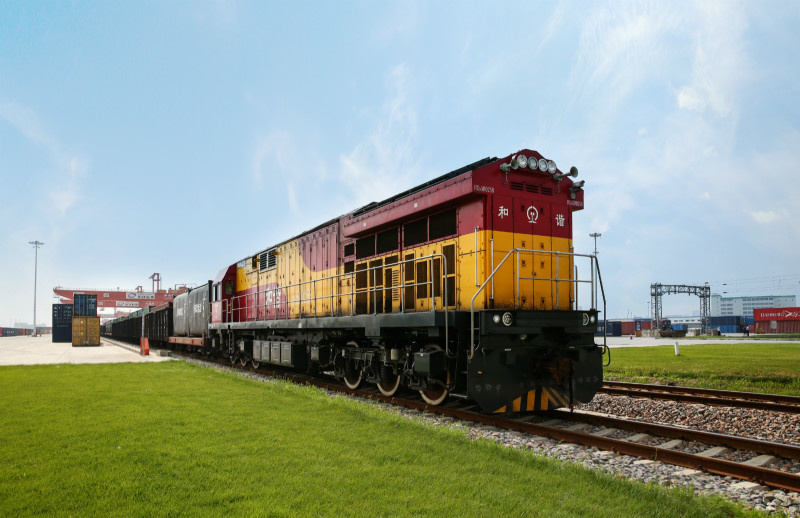 The “Chang’an” China-Europe freight trains, has 15 routes linking Kazakhstan, Russia, Belgium, Germany, Poland and other countries. Photo by Liang Xiao/ People’s Daily Online