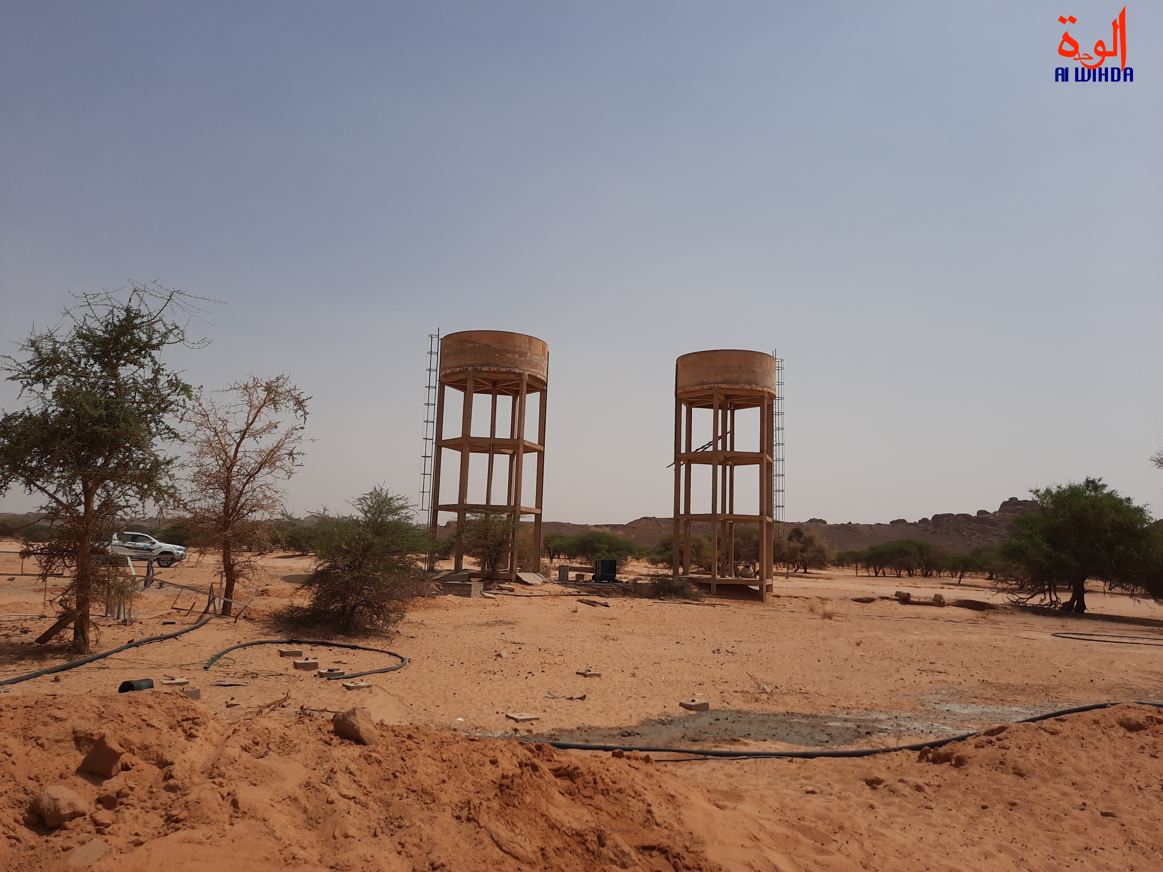 Tchad : à Amdjarass, la STE construit 6 forages pour renforcer la production d'eau potable. © Djimet Wiche/Alwihda Info