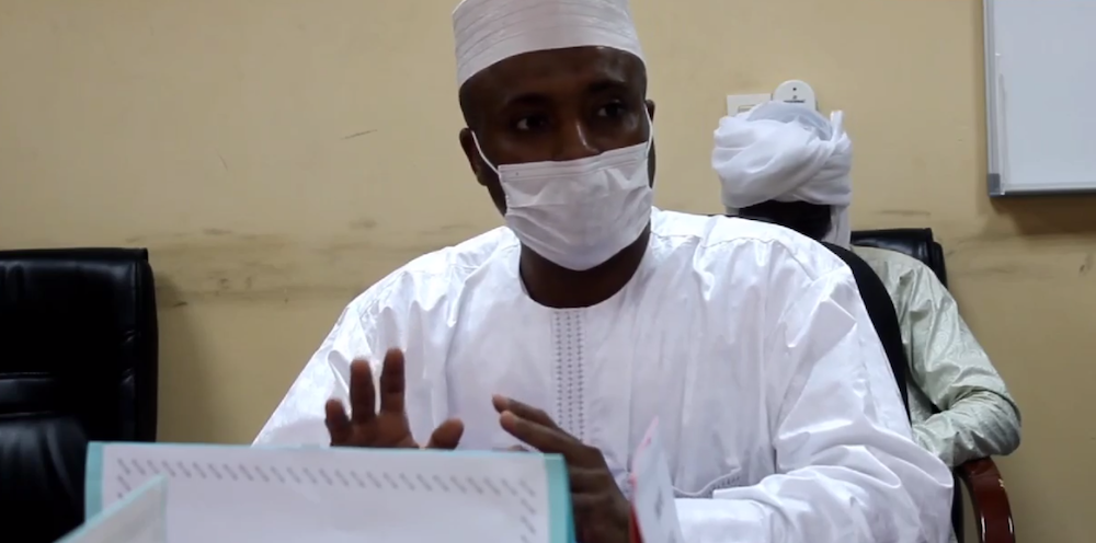 Le ministre de la Santé publique et de la Solidarité nationale, Dr. Abdoulaye Sabre Fadoul. Le ministre de la Santé publique et de la Solidarité nationale, Dr. Abdoulaye Sabre Fadoul.