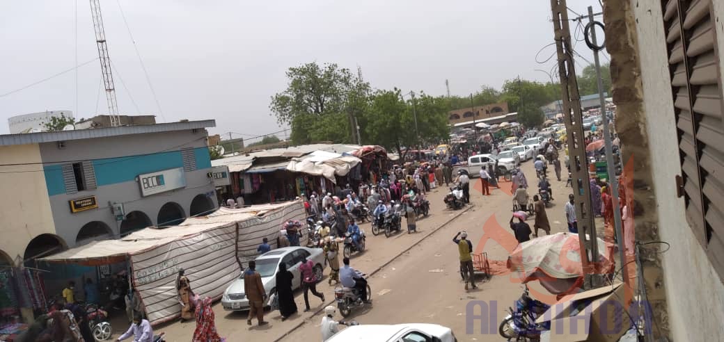 La ville de N'DJamena. Illustration © Ben Kadabio/Alwihda Info La ville de N'DJamena. Illustration © Ben Kadabio/Alwihda Info