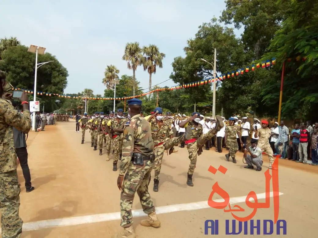 Tchad : la fête de l'indépendance célébrée avec un défilé militaire à Moundou. © Golmem Ali/Alwihda Info