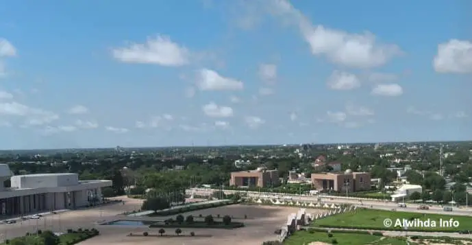 Une vue de la ville de N'Djamena, depuis le 8ème arrondissement, le 14 août 2020, au Tchad. © Ben kadabio/Alwihda Info