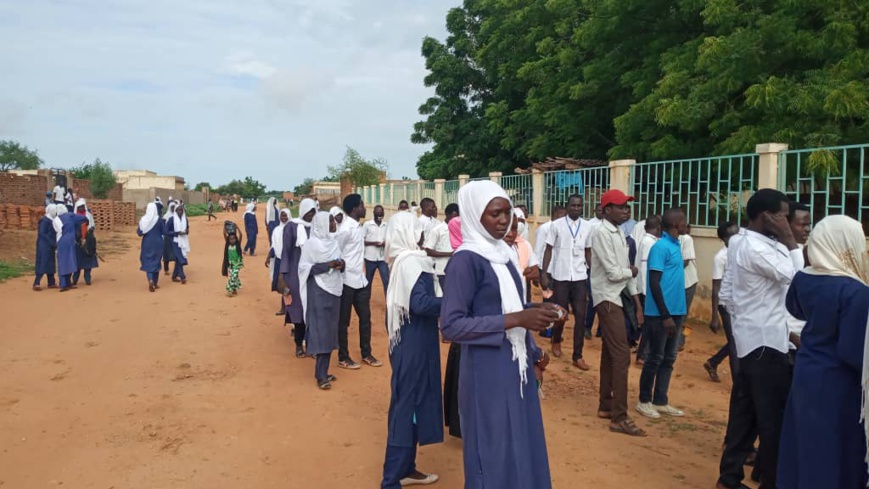 Des lycéens au Tchad. © Mahamat Issa Gadaya/Alwihda Info