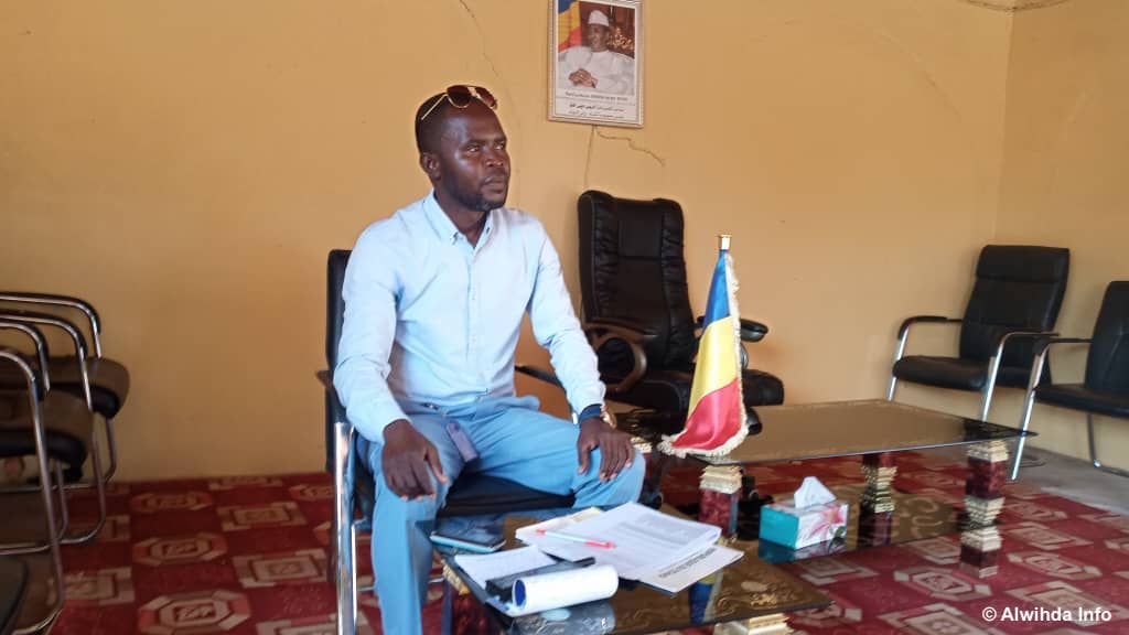 Le chef d'antenne de l'Office national de la jeunesse et des sports (ONAJES) de la province de Sila, Hilaire Memndigngar © Mahamat Issa Gadaya/Alwihda Info