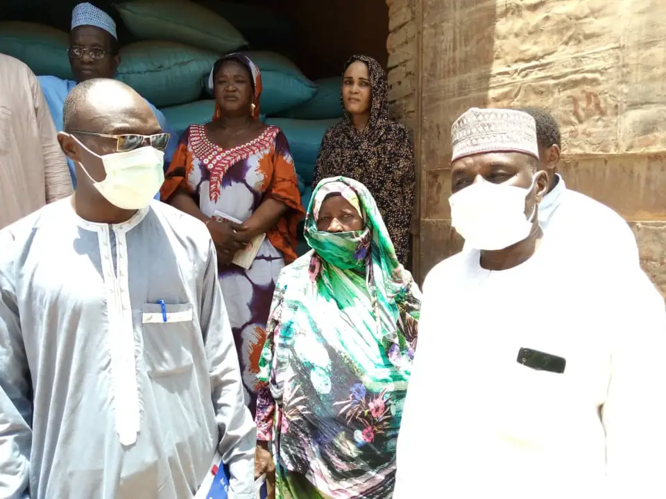 Tchad : l’ONASA remet 100 tonnes de mil pour les ménages vulnérables du Sila