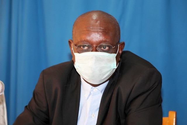 Le président de la Haut autorité des médias et de l'audiovisuel (HAMA), Dieudonné Djonabaye. © Hama