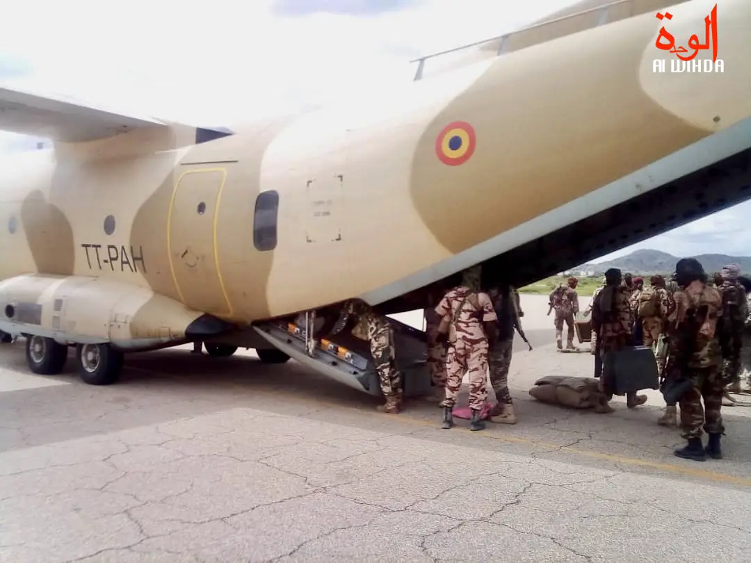 Un avion gros-porteur de l'armée de l'air tchadienne. Illustration. © Alwihda Info