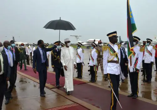 Le président Idriss Déby appelle la communauté internationale à aider le Soudan. © PR