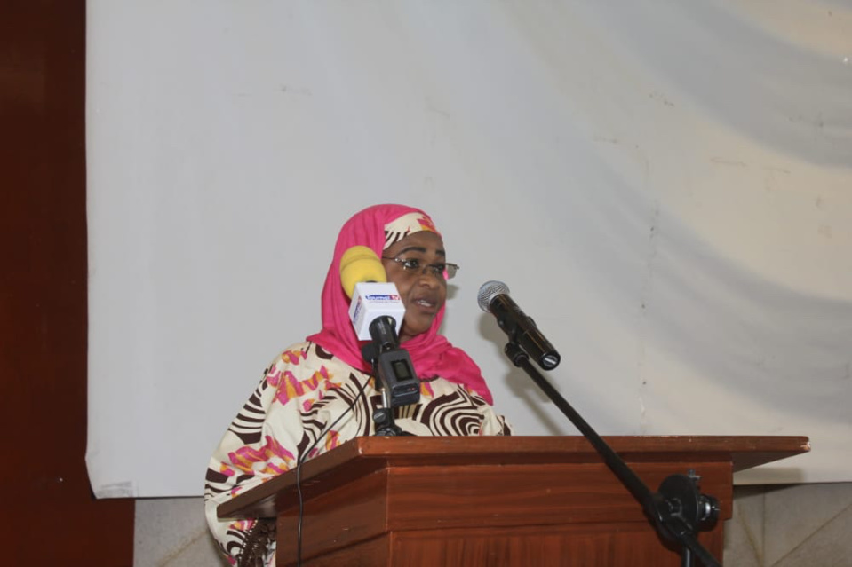 Habiba Sahoulba, secrétaire générale de la Fondation Grand Coeur. © Ben Kadabio/Alwihda Info Habiba Sahoulba, secrétaire générale de la Fondation Grand Coeur. © Ben Kadabio/Alwihda Info