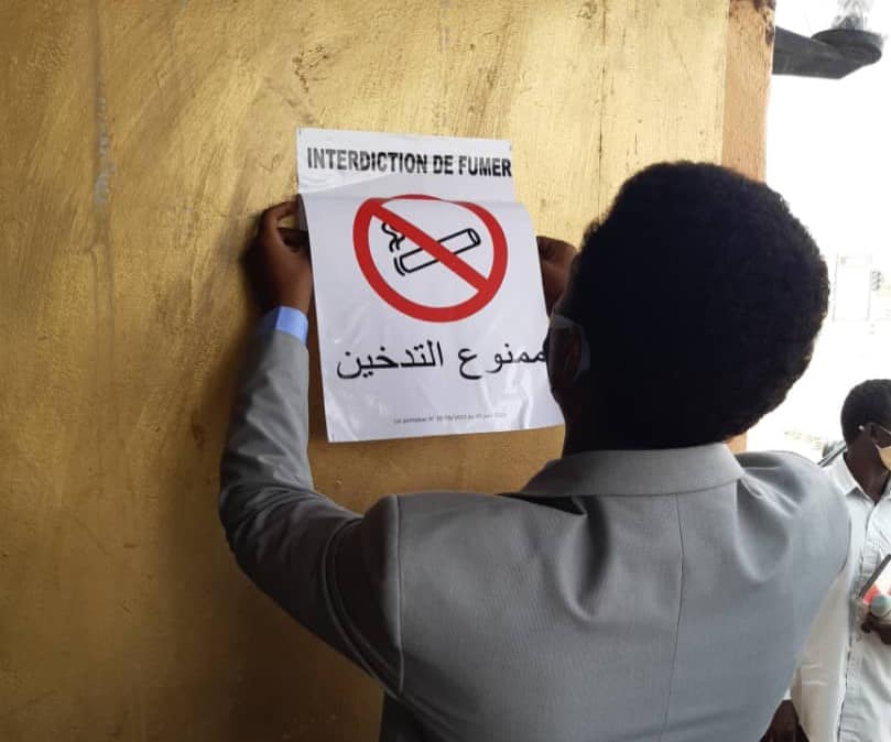 Tchad : des signalétiques anti-tabac affichées dans les lieux publics
