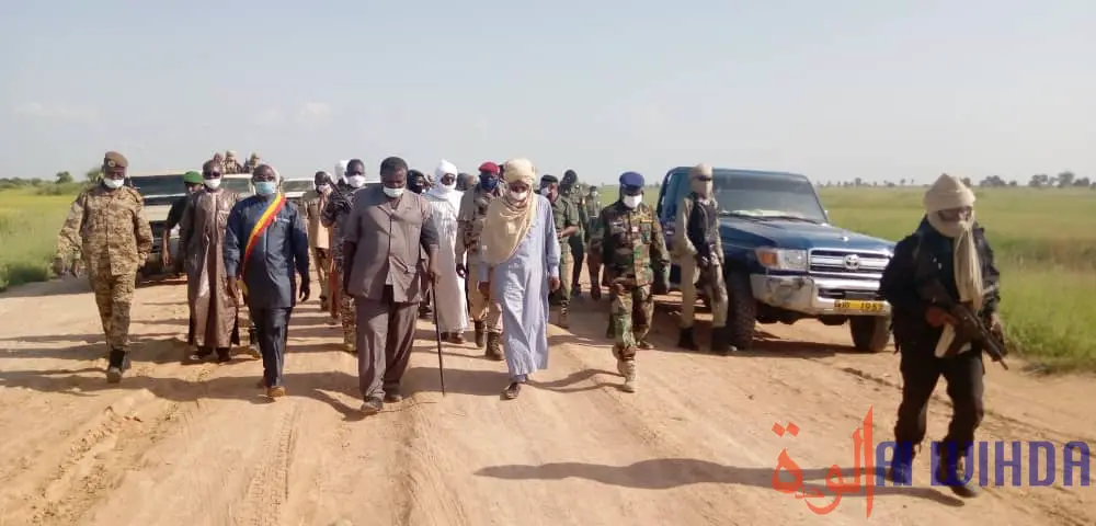 Tchad : en mission à Laï, le ministre de la sécurité donne plusieurs orientations. © Éric Guedi/Alwihda Info