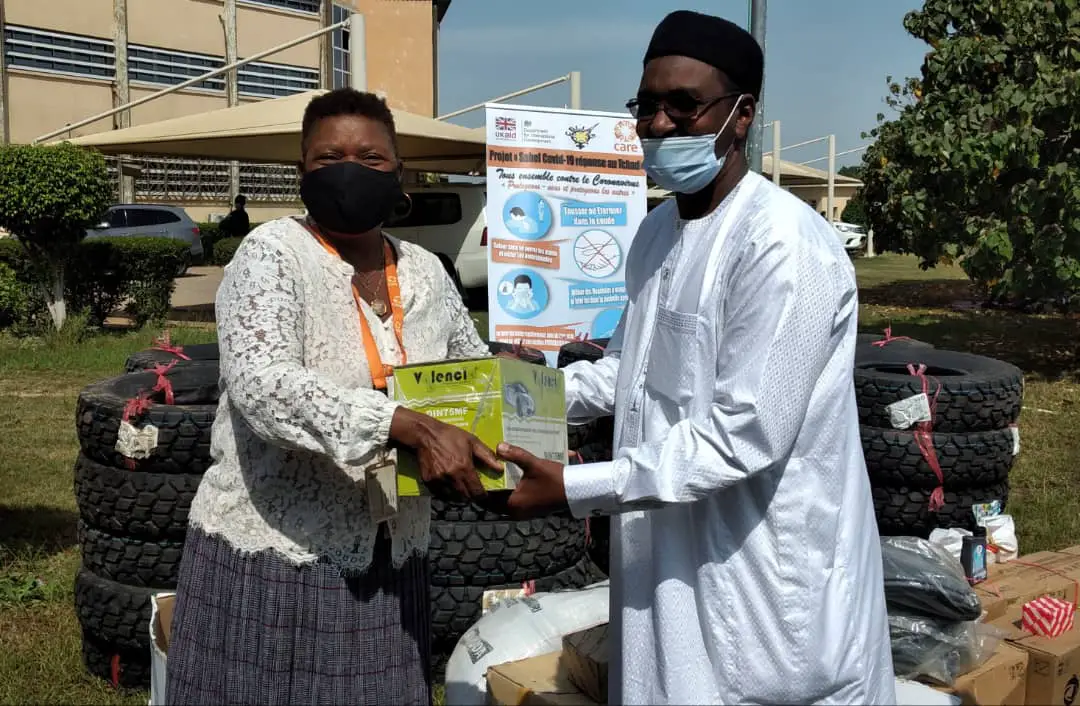 Tchad - Covid-19 : un don de matériel remis à la coordination de riposte sanitaire