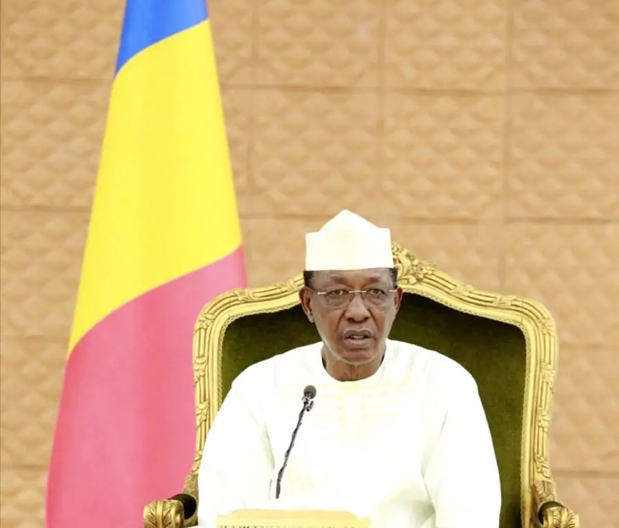 Le chef de l'État Idriss Déby. © PR