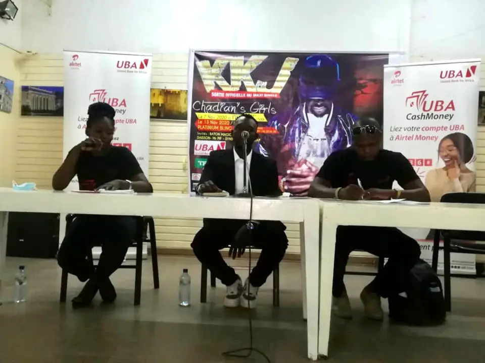 Tchad : l'artiste KKJ annonce la sortie de l'album "Maxi single". © Ali Moussa/Alwihda Info