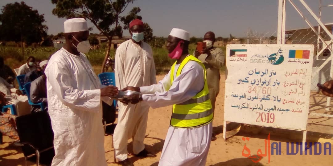 Tchad : don d'un château d'eau et grand soulagement dans un quartier de Pala. © Foka Mapagne/Alwihda Info