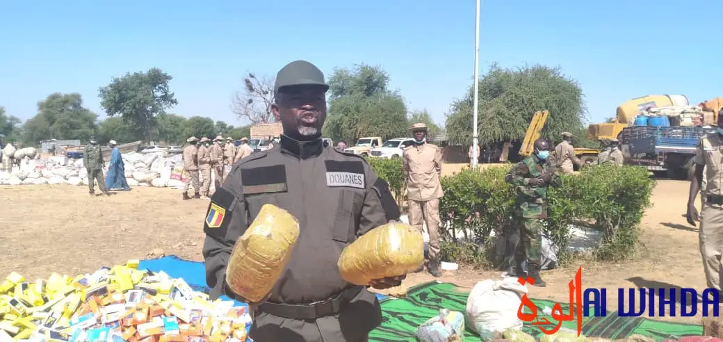 Tchad : des produits illicites saisis par les services des douanes