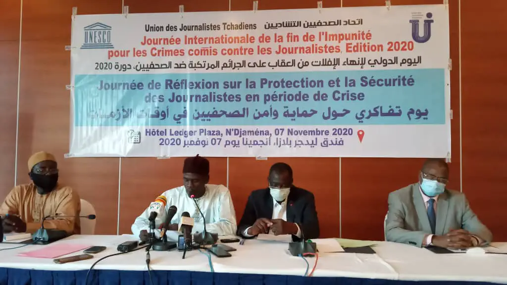 Tchad : la protection et la sécurité des journalistes en période de crise, un défi pour l'UJT. © Ali Moussa/Alwihda Info