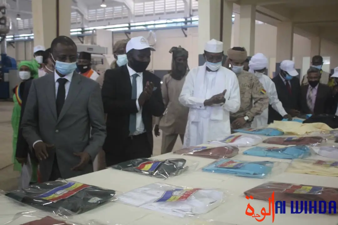 Tchad : la nouvelle société des textiles inaugurée à Sarh. © Malick Mahamat/Alwihda Info