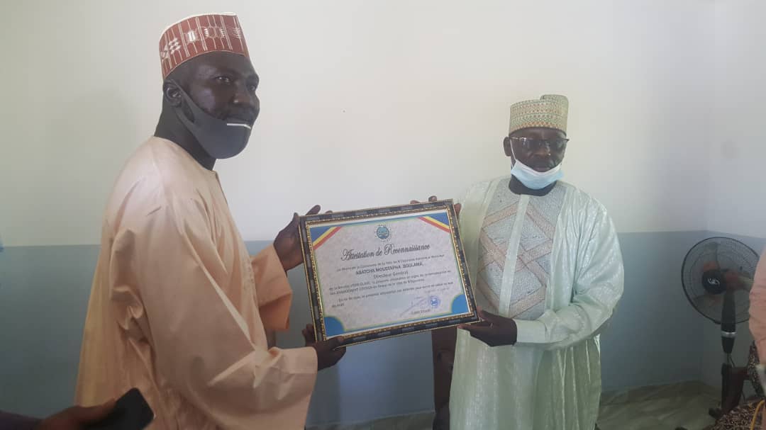 Tchad : Vitre Claire distingué pour ses efforts de lutte contre la Covid-19 et le paludisme. © Mahamat Abdraman Ali Kitire/Alwihda Info