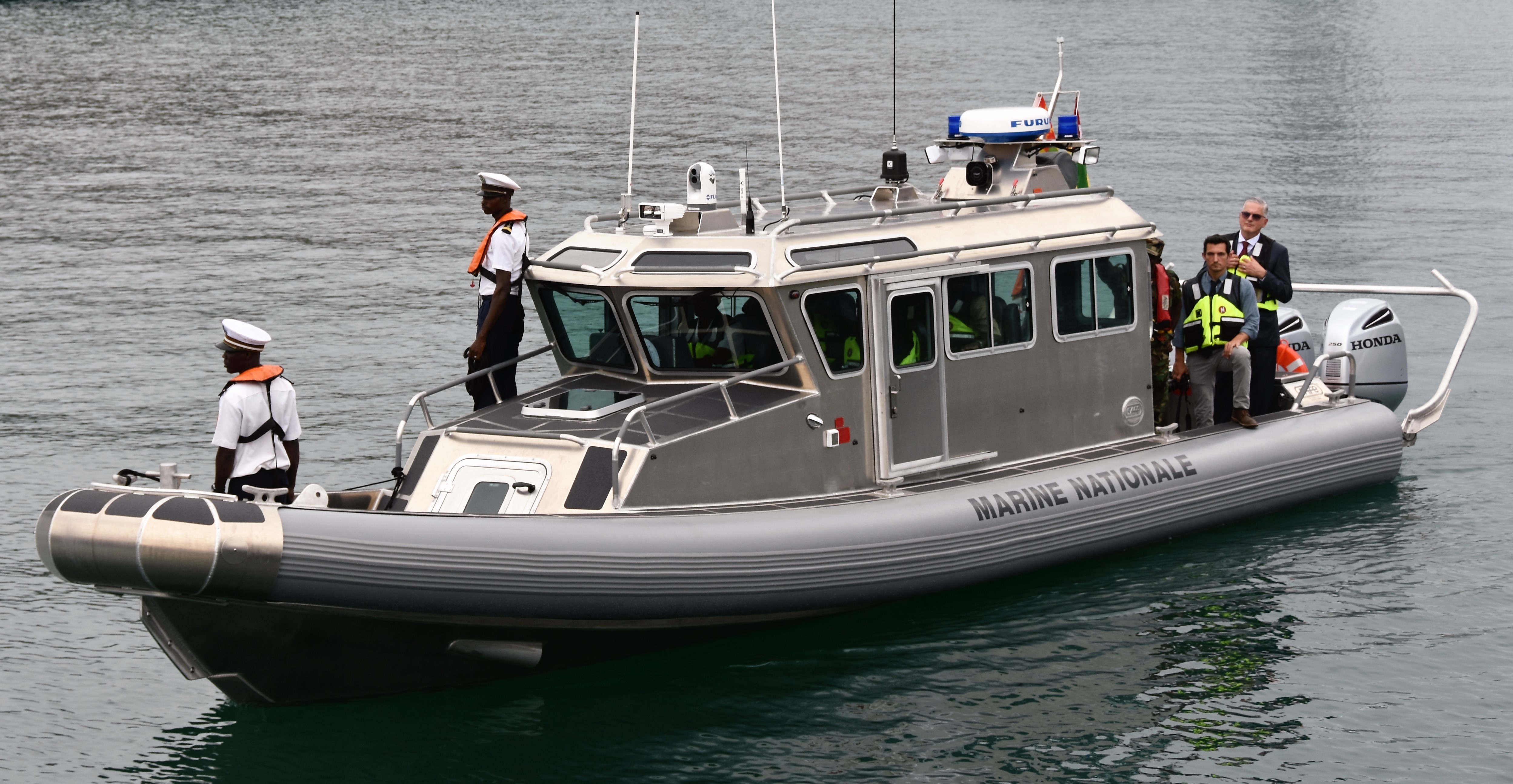 Une vedette rapide de la marine togolaise. Illustration © tg.usembassy.gov Une vedette rapide de la marine togolaise. Illustration © tg.usembassy.gov