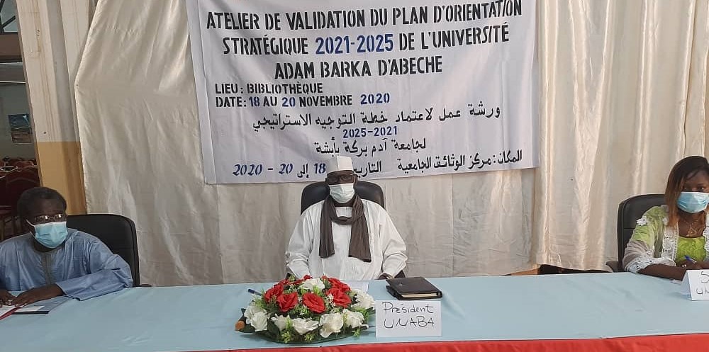 Tchad : l'Université Adam Barka lance son plan d'orientation stratégique 2021-2025 Tchad : l'Université Adam Barka lance son plan d'orientation stratégique 2021-2025