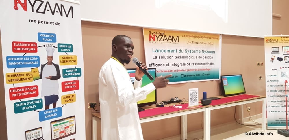 Tchad : lancement de "Nyzaam", un système de gestion innovant pour les restaurateurs. © Ben Kadabio/Alwihda Info