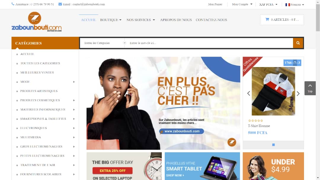 Tchad : Zabounbouti, le nouveau portail d’achat et de vente pour booster le e-commerce Tchad : Zabounbouti, le nouveau portail d’achat et de vente pour booster le e-commerce