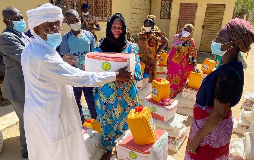 Tchad : L’ONASA remet des produits alimentaires aux sinistrés de Ndjamena