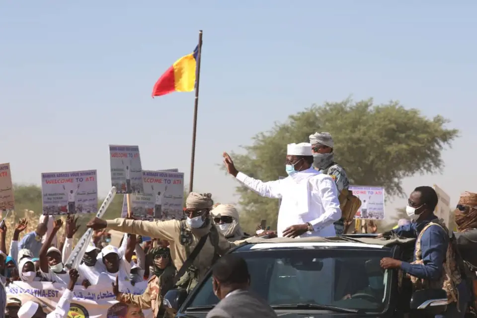 Tchad : le chef de l'État en séjour à Ati, dans le Batha