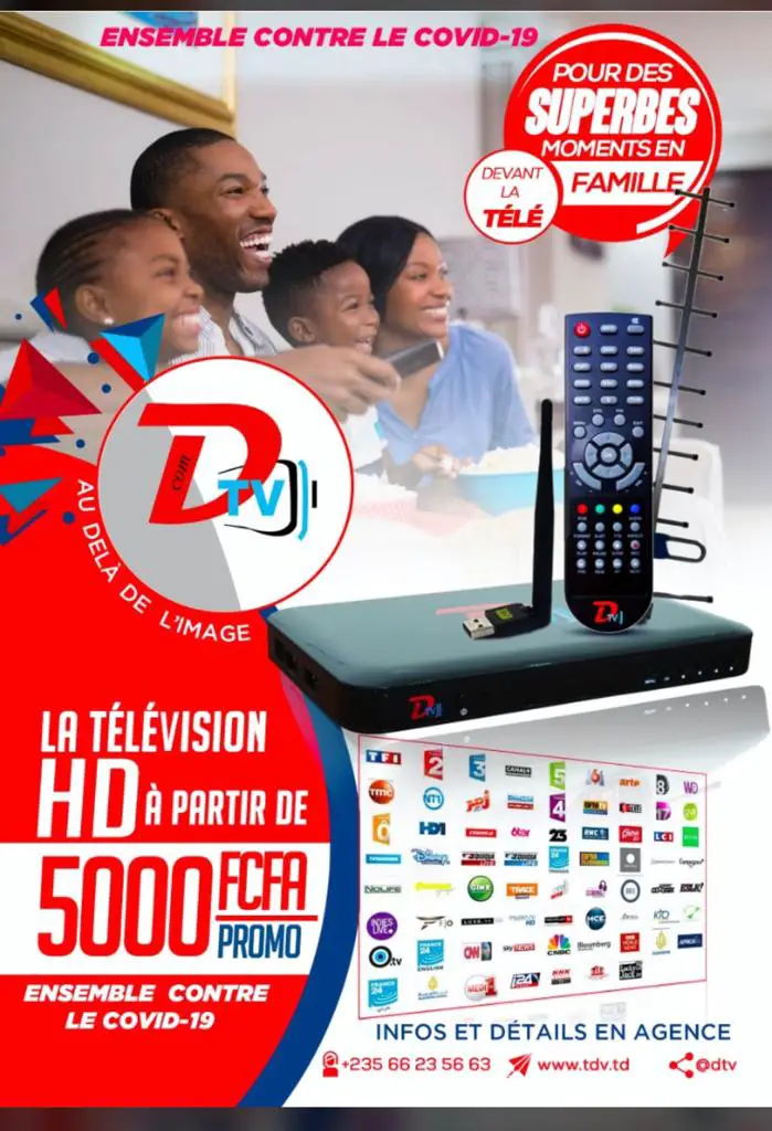 Tchad : D-TV annonce des offres sur ses abonnements et décodeurs TV