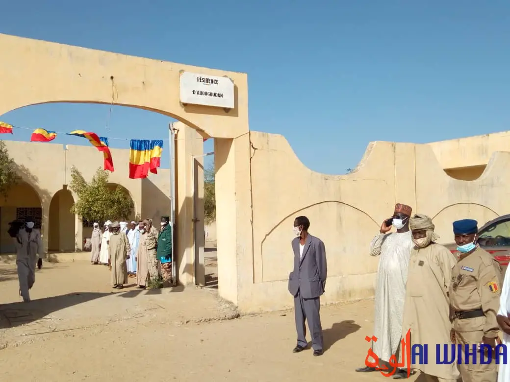 Tchad : le nouveau préfet d'Abougoudam installé au Ouaddaï. © Abba Issa/Alwihda Info