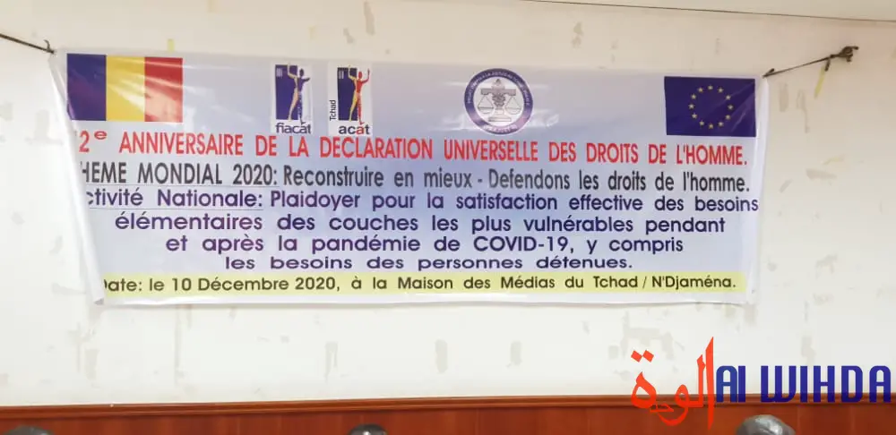 Tchad : plaidoyer auprès des pouvoirs publics pour le respect des droits des détenus. © Ben Kadabio/Alwihda Info