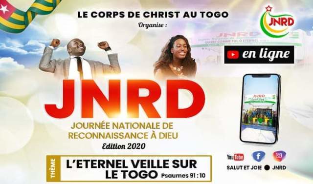 Togo : Les fidèles chrétiens rendent grâce à Dieu pour 2020