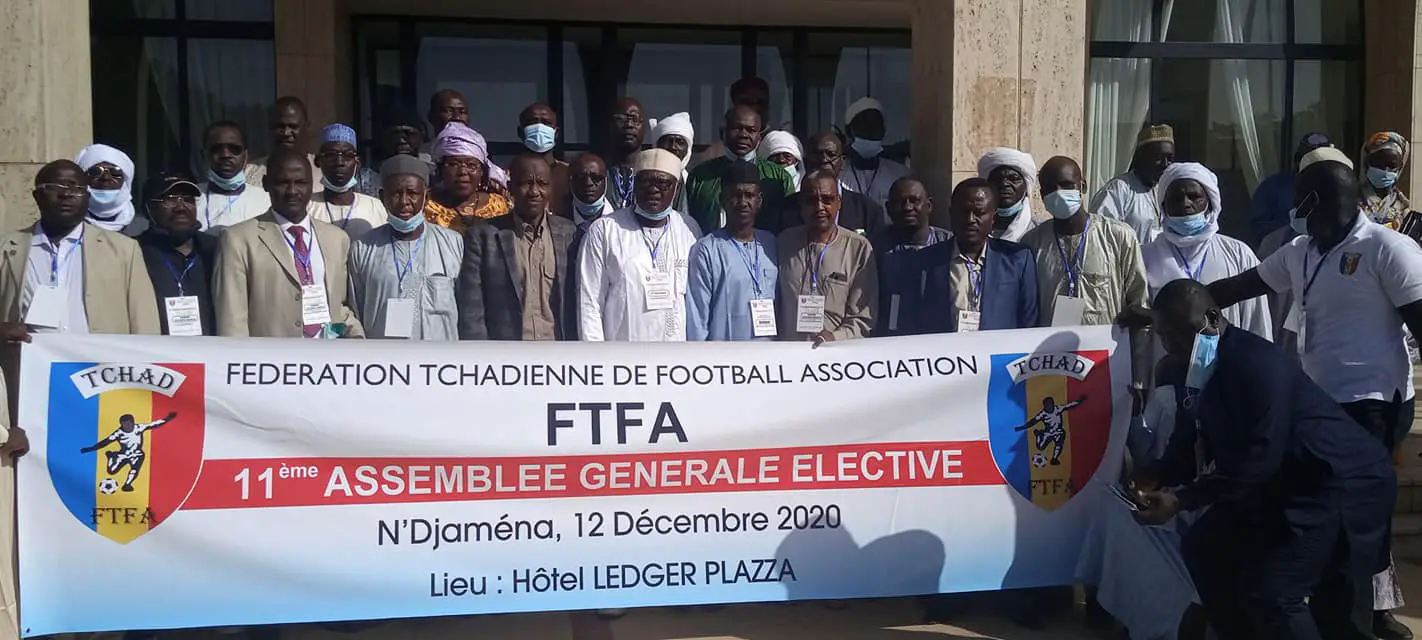 Assemblée générale de la FTFA le 12 décembre 2020 au Ledger Plaza à N'Djamena. © FTFA