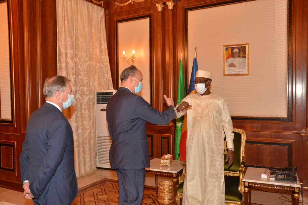 مشير تشاد يستقبل السفير البريطاني ومبعوث فرنسا لدى مجموعة الساحل 