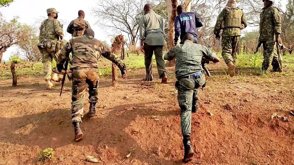 Centrafrique : l'armée renforce ses positions pour protéger la capitale Bangui. © Firmin Ngrebada/Fb
