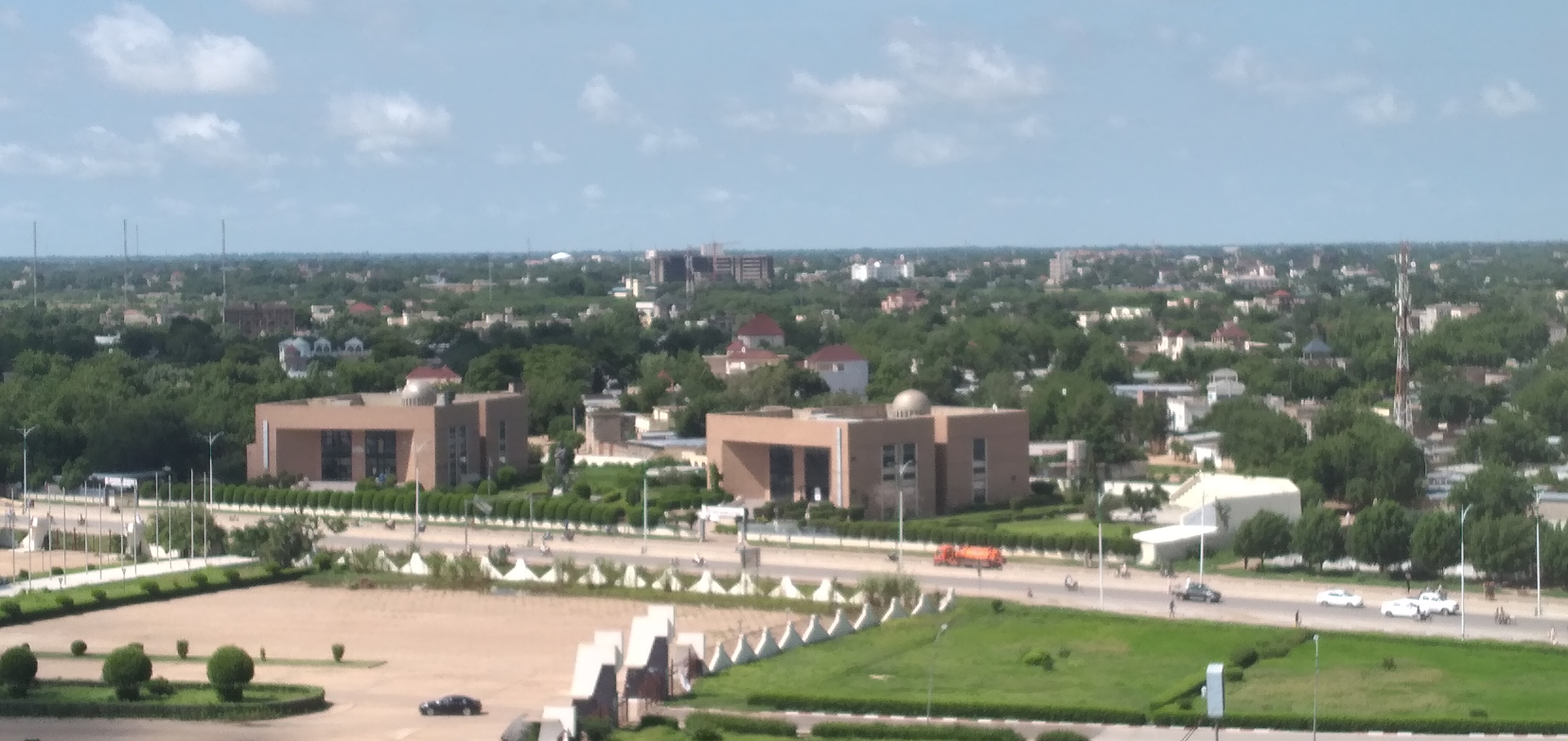 Vue de la ville de N'Djamena. © Ben Kadabio/Alwihda Info