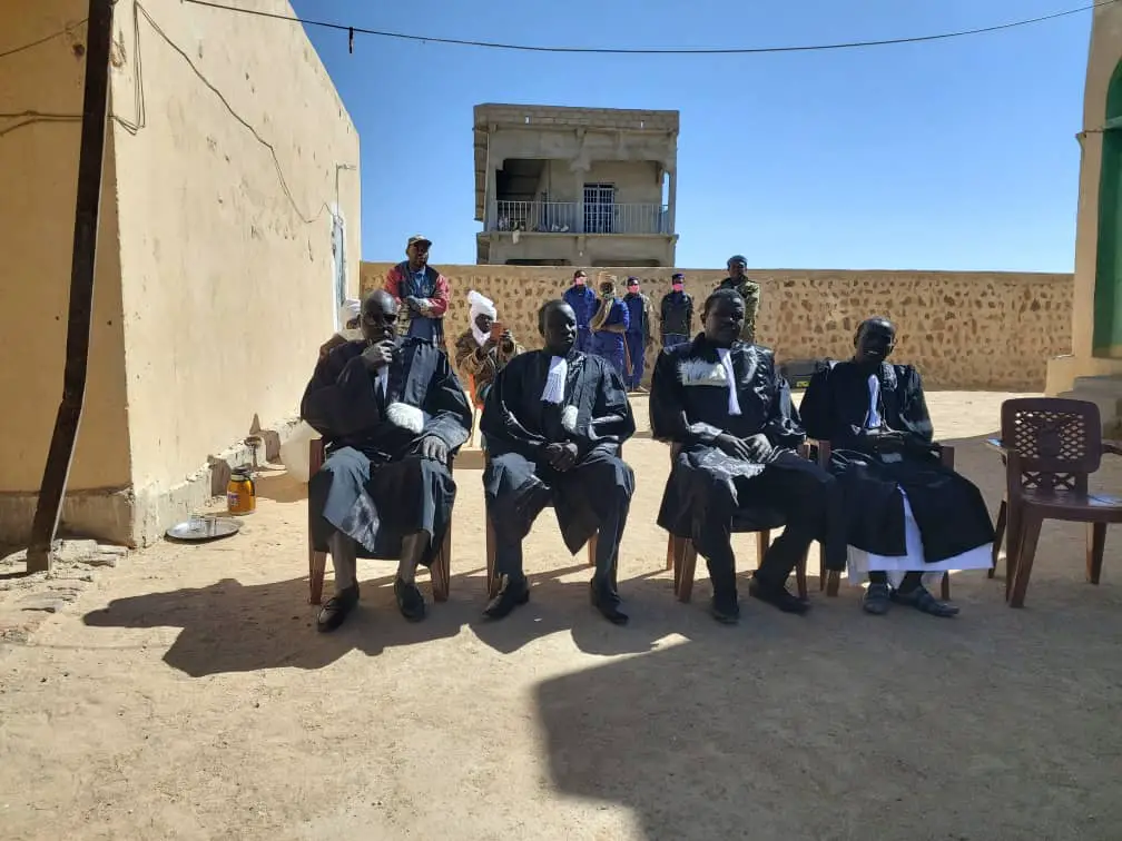 Tchad : 4 nouveaux magistrats installés à Tiné dans le Wadi Fira. © Alwihda Info
