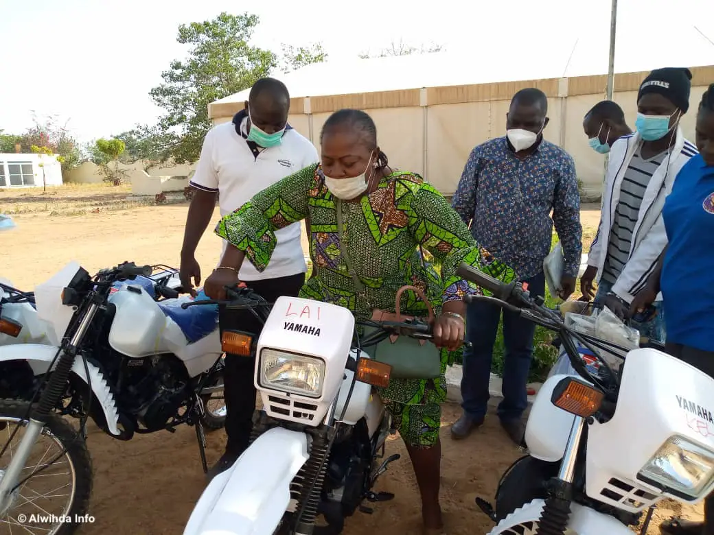 Tchad : l'Unicef fait un don de motos à la délégation sanitaire de la Tandjilé