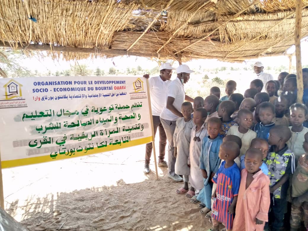Tchad : Dans le département de Ouara, une ONG sensibilise sur l’importance de l’éducation  Tchad : Dans le département de Ouara, une ONG sensibilise sur l’importance de l’éducation