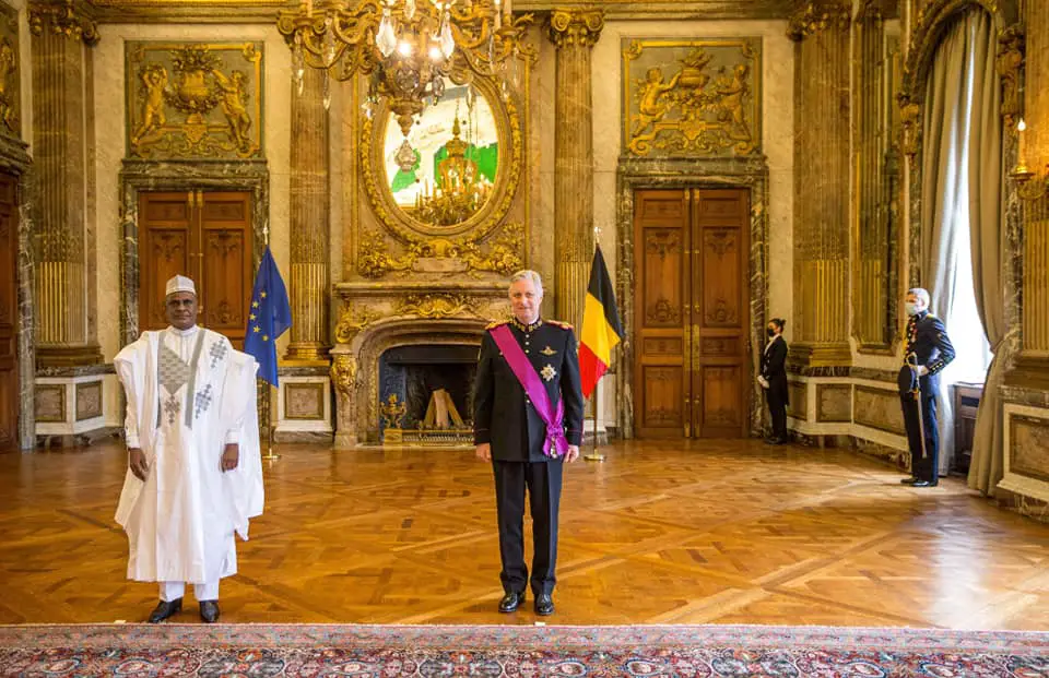 L'ambassadeur du Tchad au Royaume de Belgique présente ses lettres de créance